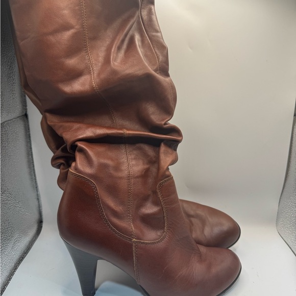 Aldo Dark Brown Leather Footwear - Picture 2 of 7